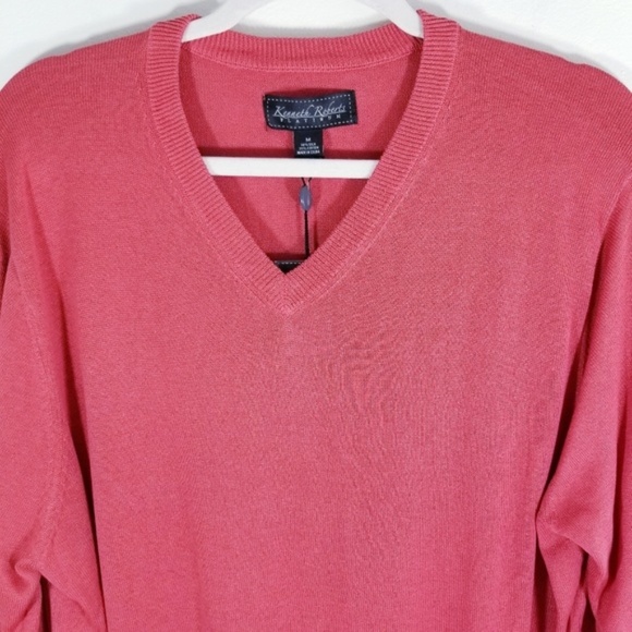 NWT Kenneth Roberts Platinum Silk Blend Sweater - Picture 2 of 6